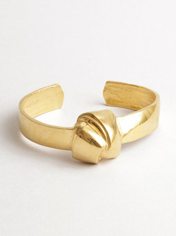 Big Knot Bangle Gold