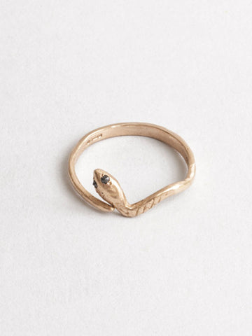 Eva The Snake Ring Rose Gold