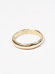 Handcrafted Hoop Ring Gold 2-4mm