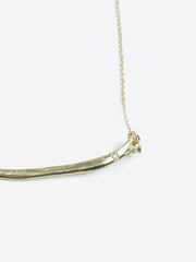 Bone Necklace 10k Yellow Gold