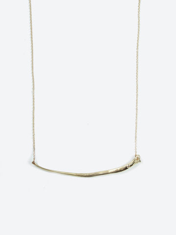Bone Necklace 10k Yellow Gold