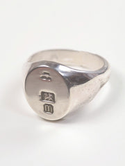 Mens Oval Signet Ring