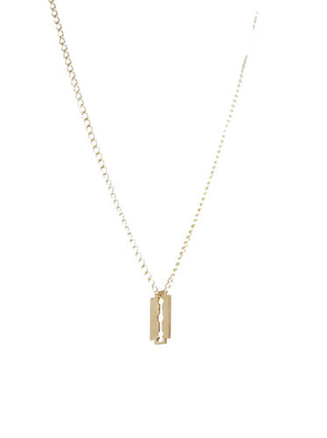 Razor Charm Necklace