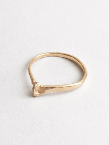 Snake Bone Ring Rose Gold