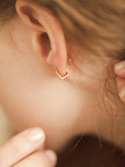 Boxlink Earrings Rose Gold