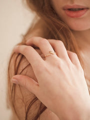 Eva The Snake Ring Rose Gold