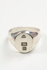 Mens Oval Signet Ring