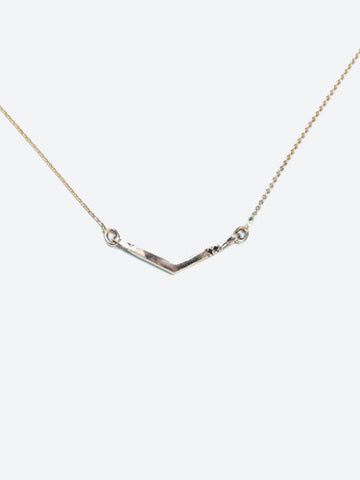 Diamond V Necklace Rose Gold