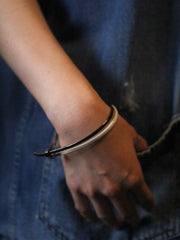 Zip Tie Bracelet Silver